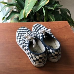 Vans Navy Checkered Authentics